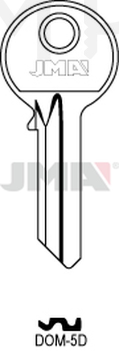 JMA DOM-5D Cilindričan ključ (Silca DM3 / Errebi DM5D)