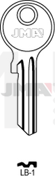 JMA LB-1 Cilindričan ključ (Silca LOB1R / Errebi LOB1R)
