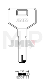 JMA EZ-DS15 Specijalan ključ (Silca EZ6X, EZ6 / Errebi ECU8)