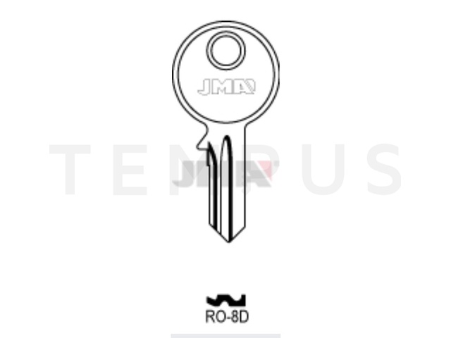 RO-8D Cilindričan ključ (Silca RO20 / Errebi R11) 19535