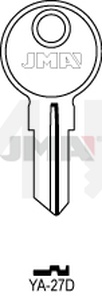 JMA YA-27D Cilindričan ključ (Silca YA18 / Errebi YU3)