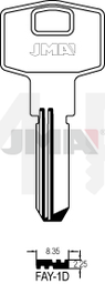 JMA FAY-1D Specijalan ključ (Silca FY1R / Errebi FAY2R)