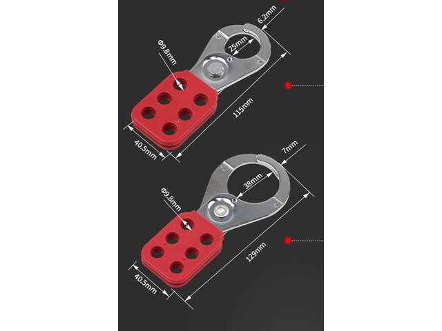 LOCKOUT Tagout UŠKA (makaze) 25mm Čelična - LCK STEEL 25mm 17888