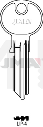 JMA LIP-4 Cilindričan ključ (Silca LP57R / Errebi LIP23R)