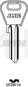 JMA UCEM-19 Cilindričan ključ (Silca TN53R / Errebi TT24R)