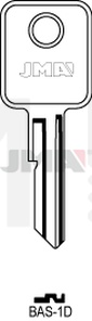 JMA BAS-1D Cilindričan ključ (Silca BA2R / Errebi BAS1)