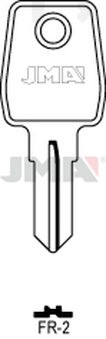 JMA FR-2 Cilindričan ključ (Silca FRT5R / Errebi FRT4)