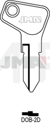 JMA DOB-2D Cilindričan ključ (Silca TB2 / Errebi TA5)