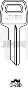 JMA CI-28D Cilindričan ključ (Silca CS10 / Errebi C4PP)