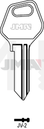 JMA JV-2 Cilindričan ključ (Silca VS090V, PC13, FM090, FM6 / Errebi FB1, FB3)