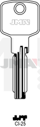JMA CI-25 kl.ca60 Specijalan ključ (Silca CS146 / Errebi C25L, C25)