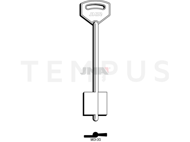MOI-3G Kasa ključ (Silca ML / Errebi 2MA1) 13507
