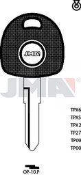 JMA TP00OP-10.P (Silca HU87RT0 / Errebi T00HF60P)