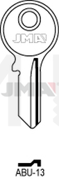 JMA ABU-13 Cilindričan ključ (Silca AB12  / Errebi AU12 )