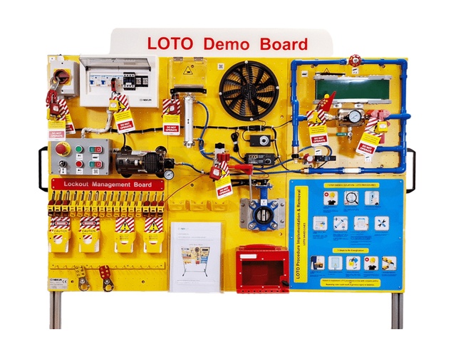 Lockout Tagout Loto Demo Tabla Demo Board - LCK DEMO TABLA 22120