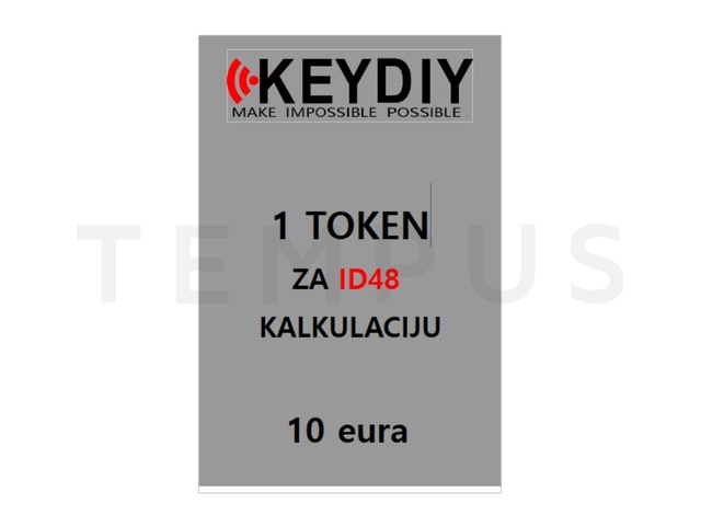 Keydiy token za ID48 kalkulaciju 19320