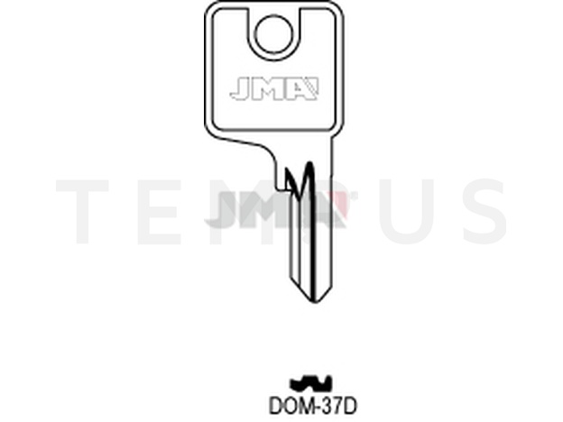 DOM-37D Cilindričan ključ (Silca DM34 / Errebi DM32)