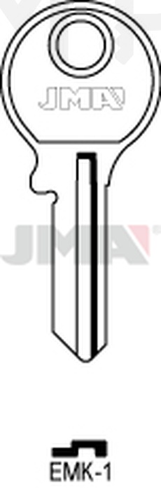 JMA EMK-1 Cilindričan ključ (Silca EMK1)