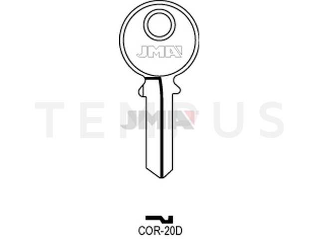 COR-20D Cilindričan ključ 12766