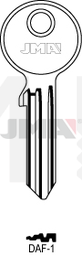 JMA DAF-1 Cilindričan ključ (Silca DF3R / Errebi DF1R)