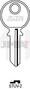 JMA STUV-2 Cilindričan ključ (Silca SV7 / Errebi SV14)