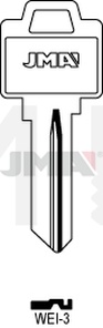 JMA WEI-3 Cilindričan ključ (Silca WEI5 / Errebi WR5DN, WR7)