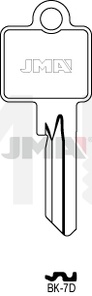 JMA BK-7D Cilindričan ključ (Silca BK15 / Errebi KSC5DN)