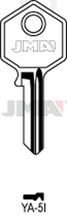 JMA YA-5I Cilindričan ključ (Silca YA14 / Errebi YI4RS)