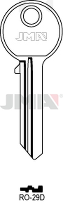 JMA RO-29D Cilindričan ključ (Silca RO41 / Errebi NE51)