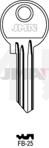 JMA FB-25 Cilindričan ključ (Silca FB12R / Errebi F2R)