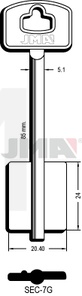 JMA SEC-7G Kasa ključ (Silca 5SCM8 / Errebi  2SEM8)