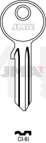 JMA CI-6I Cilindričan ključ (Silca AB1RX, CS207 / Errebi AU5SL, C5S)