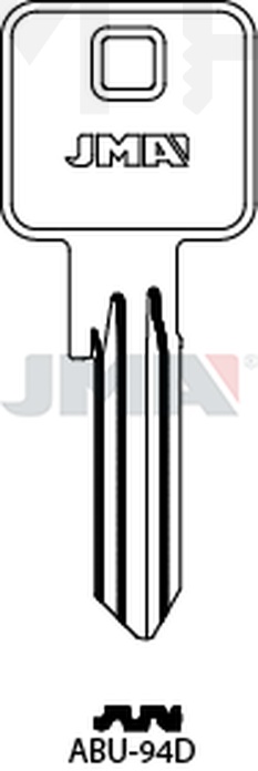 JMA ABU-94D Cilindričan ključ (Silca AB89 / Errebi AU100, AU99)