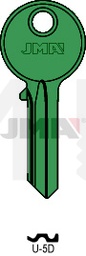 JMA U-5D VERDE Cilindričan ključ (Silca UL050 / Errebi U5D, UC5D)