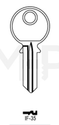 IF-35 IFAM ORIGINAL Cilindričan ključ (Silca IF2R / Errebi IF5 )