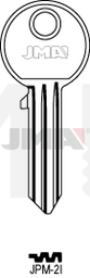 JMA JPM-2I Cilindričan ključ (Silca JM2R / Errebi AU42)