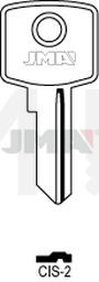 JMA CIS-2 Cilindričan ključ (Silca CIS4 / Errebi CIS4)