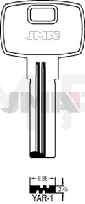 JMA YAR-1 Specijalan ključ (Silca YD6R / Errebi YR1R)