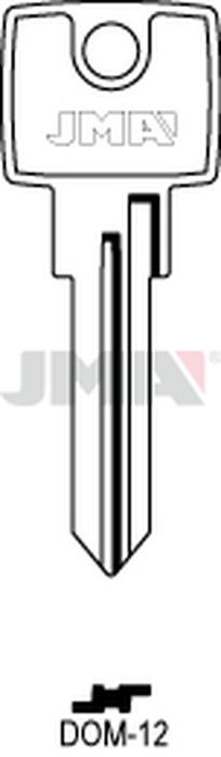 JMA DOM-12 Cilindričan ključ (Silca DM17R / Errebi DM19R)