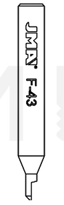 JMA FRESA F43 - freza za kaba 0,7x45x6