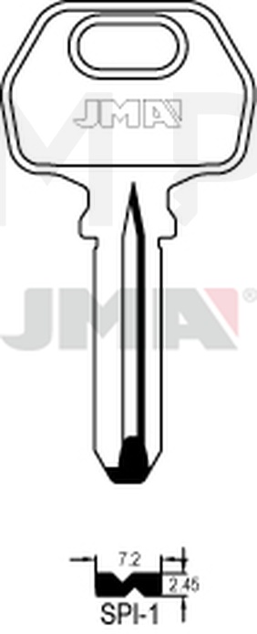 JMA SPI-1 Specijalan ključ (Silca SPR2 / Errebi SPR2)