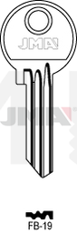 JMA FB-19 Cilindričan ključ (Silca FB6R / Errebi F21R)