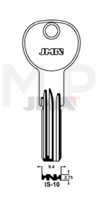 JMA IS-10 Specijalan ključ (Silca IE26 / Errebi I16)