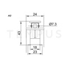 LOCKOUT BLOKATOR LOPTASTOG VENTILA - LCK BLOKATOR VENTILA 02 16554