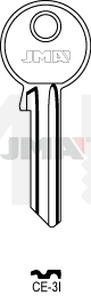 JMA CE-3I Cilindričan ključ (Silca CE6R / Errebi CE6PS)