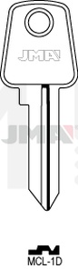 JMA MCL-1D Cilindričan ključ (Silca MSC1 / Errebi MC1D)