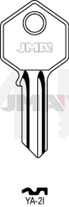 JMA YA-2I Cilindričan ključ (Silca YA6R / Errebi YI4S)
