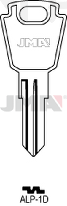 JMA ALP-1D Cilindričan ključ (SILCA ALP4R)