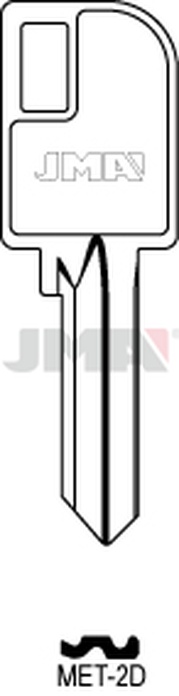 JMA MET-2D Cilindričan ključ (Silca MX1 / Errebi MTL5D)