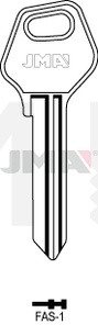 JMA FAS-1 Cilindričan ključ (Silca FM7 / Errebi FB4)